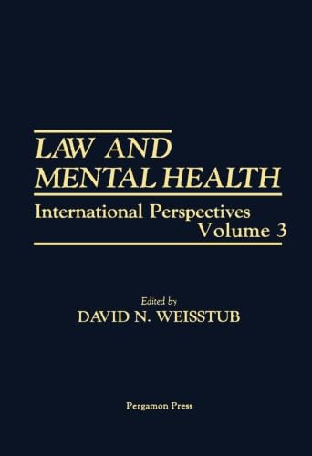 9781483209128: Law and Mental Health: International Perspectives: Volume 3