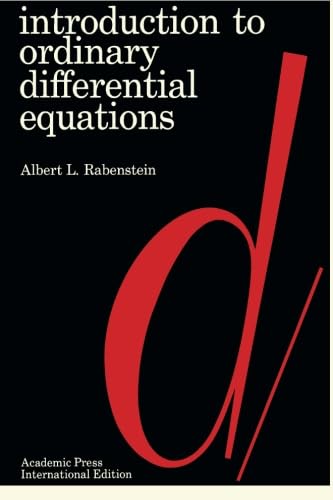 Stock image for Introduction to Ordinary Differential Equations: Academic Press International Edition for sale by Revaluation Books