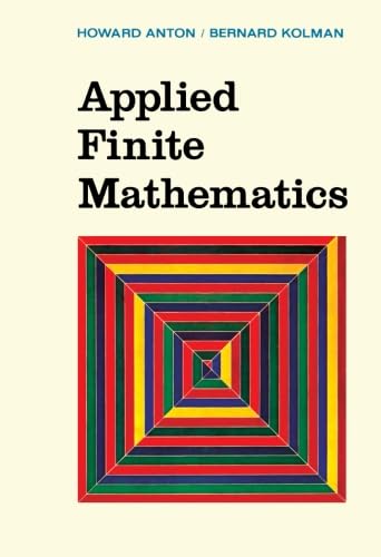 9781483235592: Applied Finite Mathematics