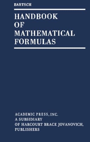 9781483235905: Handbook of Mathematical Formulas