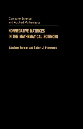 9781483236094: Nonnegative Matrices in the Mathematical Sciences