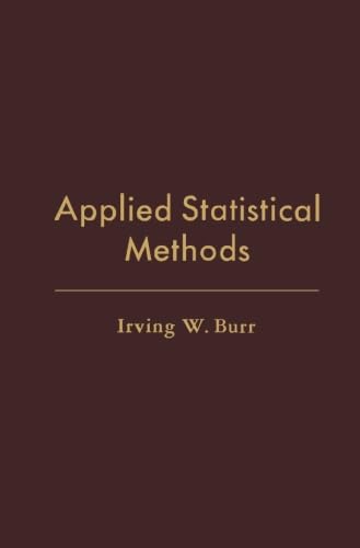 9781483236803: Applied Statistical Methods