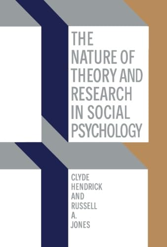 Stock image for The Nature of Theory and Research in Social Psychology for sale by Revaluation Books