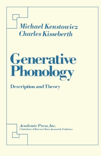 9781483241661: Generative Phonology: Description and Theory