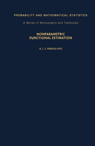 Beispielbild fr Nonparametric Functional Estimation zum Verkauf von Revaluation Books