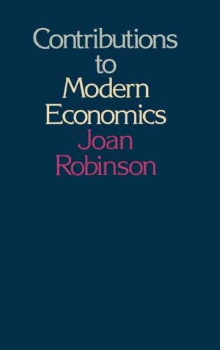 9781483245508: Contributions to Modern Economics