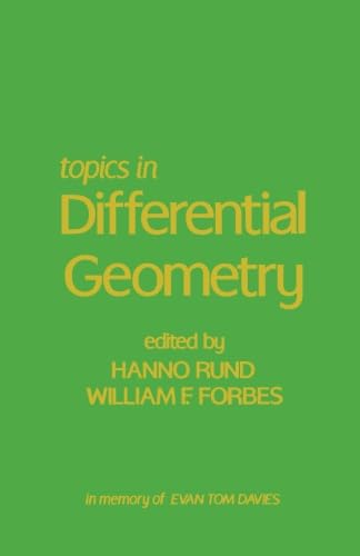 9781483245928: Topics in Differential Geometry
