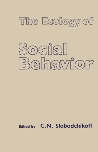 Beispielbild fr The Ecology of Social Behavior zum Verkauf von Revaluation Books