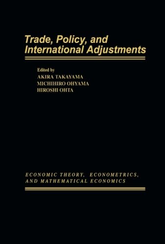 Stock image for Trade, Policy, and International Adjustments for sale by Revaluation Books