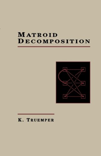 9781483247724: Matroid Decomposition