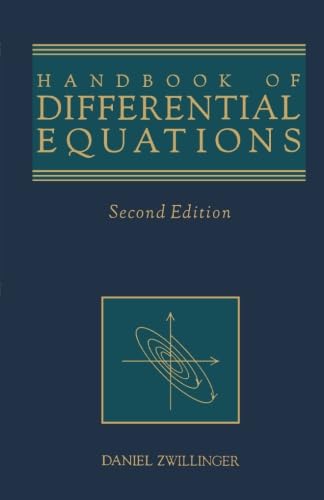 Imagen de archivo de Handbook of Differential Equations a la venta por Revaluation Books