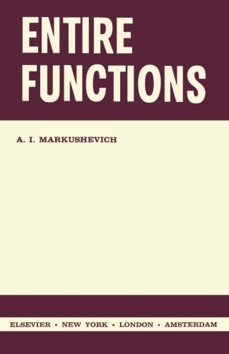 9781483255002: Entire Functions