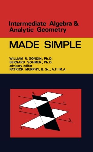 Beispielbild fr Intermediate Algebra & Analytic Geometry zum Verkauf von Revaluation Books