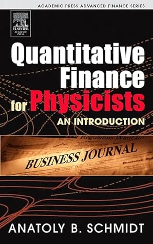 9781483299914: Quantitative Finance for Physicists: An Introduction