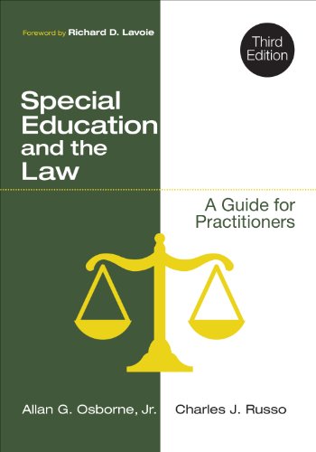 Imagen de archivo de Special Education and the Law: A Guide for Practitioners a la venta por Indiana Book Company