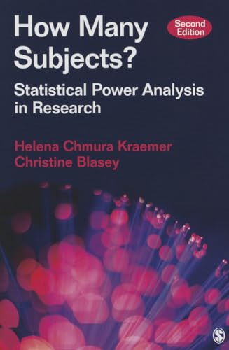 Beispielbild fr How Many Subjects? : Statistical Power Analysis in Research zum Verkauf von Better World Books