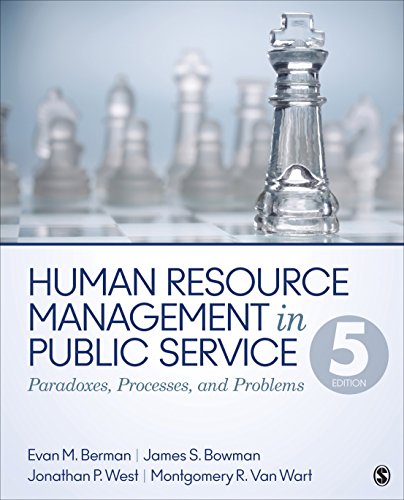 Stock image for Human Resource Management in Public Service: Paradoxes, Processes, and Problems for sale by BooksRun