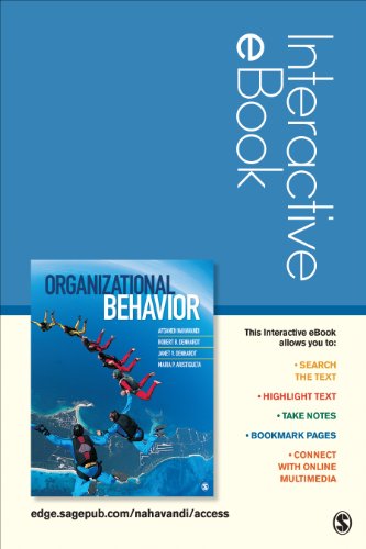 Beispielbild fr Organizational Behavior Interactive eBook zum Verkauf von A Team Books