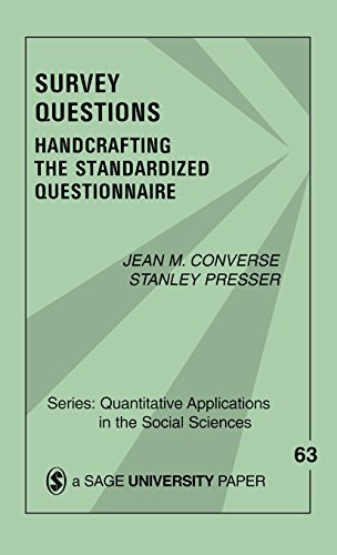 9781483347233: Survey Questions: Handcrafting the Standardized Questionnaire