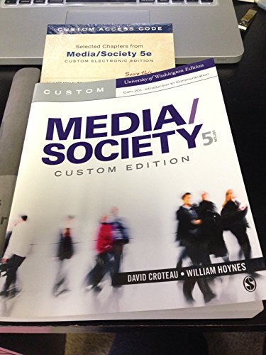 Stock image for Media/Society Custom UW Edition for sale by Seattle Goodwill