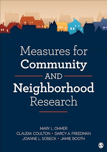 Imagen de archivo de Measures for Community and Neighborhood Research a la venta por SecondSale