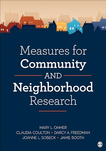 Stock image for Measures for Community and Neighborhood Research for sale by SecondSale