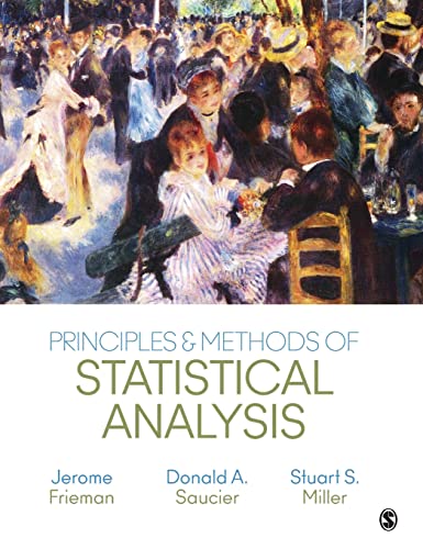 Imagen de archivo de Principles & Methods of Statistical Analysis a la venta por BooksRun