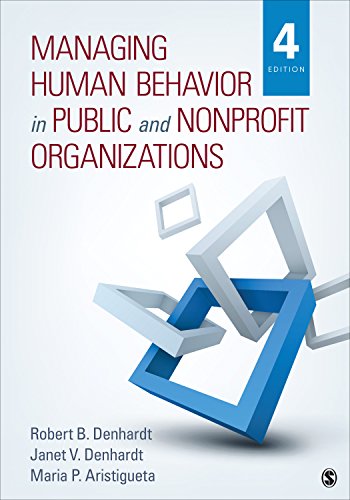 Imagen de archivo de Managing Human Behavior in Public and Nonprofit Organizations a la venta por BooksRun