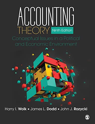 Beispielbild fr Accounting Theory: Conceptual Issues in a Political and Economic Environment zum Verkauf von BooksRun