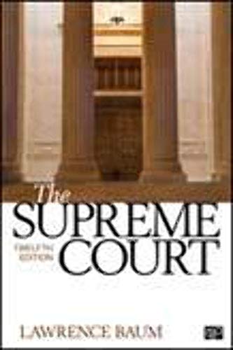 Imagen de archivo de The Supreme Court; Twelfth Edition a la venta por SecondSale
