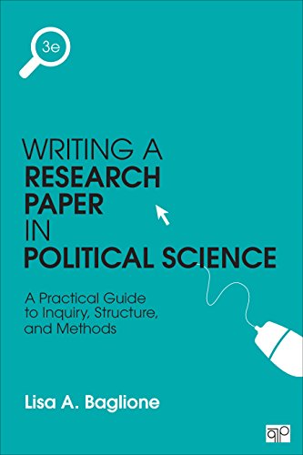 Stock image for Writing a Research Paper in Political Science : A Practical Guide to Inquiry, Structure, and Methods for sale by Better World Books