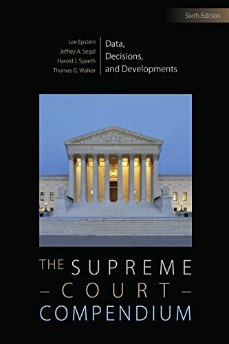 Beispielbild fr The Supreme Court Compendium: Data, Decisions, and Developments [Hardcover] Epstein, Lee J.; Segal, Jeffrey A.; Spaeth, Harold J. and Walker, Thomas G. zum Verkauf von Particular Things