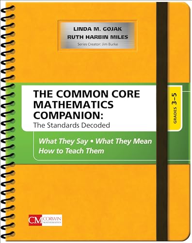 Beispielbild fr The Common Core Mathematics Companion: the Standards Decoded, Grades 3-5 : What They Say, What They Mean, How to Teach Them zum Verkauf von Better World Books