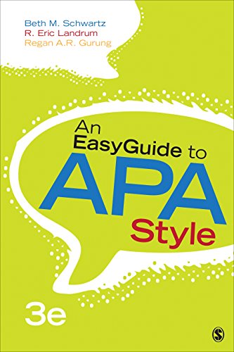 Beispielbild fr An EasyGuide to APA Style (EasyGuide Series) zum Verkauf von SecondSale