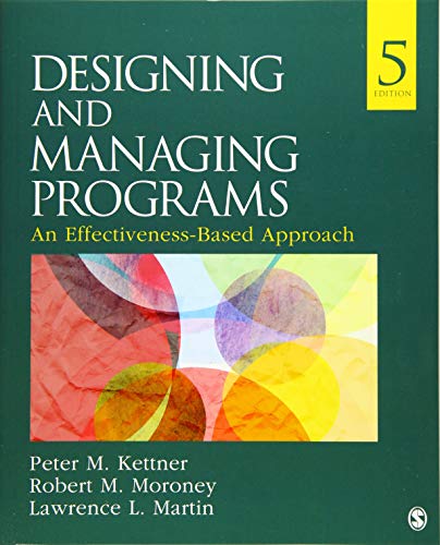 Stock image for Designing and Managing Programs: An Effectiveness-Based Approach (SAGE Sourcebooks for the Human Services) for sale by Campus Bookstore