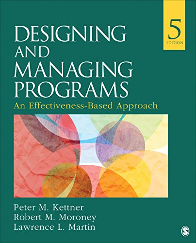 Stock image for Designing and Managing Programs: An Effectiveness-Based Approach (SAGE Sourcebooks for the Human Services) for sale by GF Books, Inc.