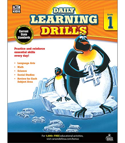 Beispielbild fr Daily Learning Drills, Grade 1 zum Verkauf von Better World Books