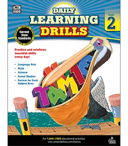 Beispielbild fr Daily Learning Drills, Grade 2 zum Verkauf von Better World Books