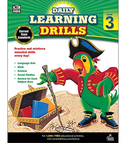 Beispielbild fr Daily Learning Drills, Grade 3 zum Verkauf von Better World Books