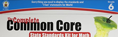 9781483801445: The Complete Common Core State Standards Kit for Math, Grade 6
