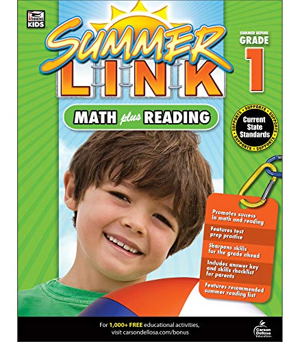 Stock image for Math Plus Reading Workbook: Summer Before Grade 1 (Summer Link) for sale by SecondSale