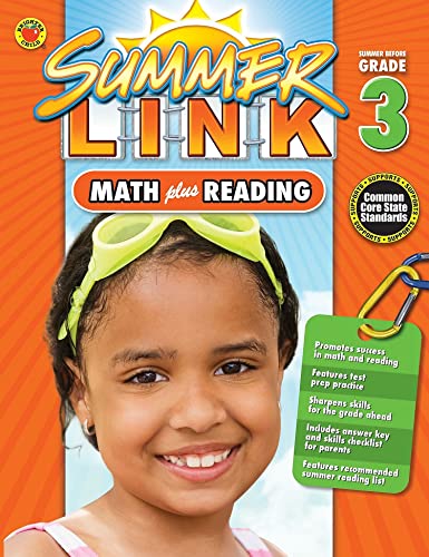 Beispielbild fr Math Plus Reading Workbook : Summer Before Grade 3 zum Verkauf von Better World Books