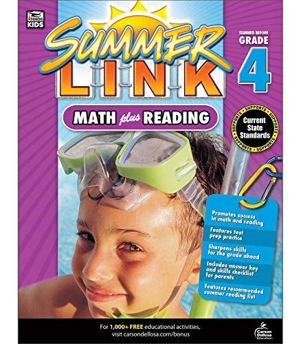 9781483804675: Math Plus Reading Workbook: Summer Before Grade 4 (Summer Link)