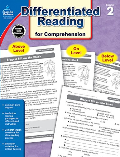 Beispielbild fr Differentiated Reading for Comprehension, Grades 2 zum Verkauf von Better World Books