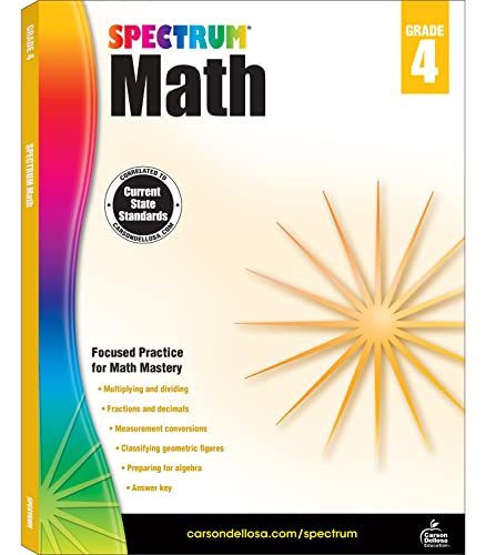Stock image for Spectrum Math, Grade 4 for sale by WorldofBooks