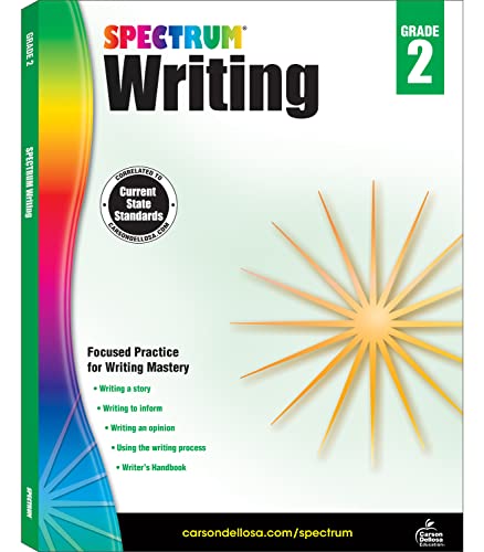 Stock image for Spectrum 2nd Grade Writing Workbook-State Standards for Focused Writing Practice With Writer's Handbook and Answer Key for Homeschool or Classroom (112 pgs) for sale by Wonder Book