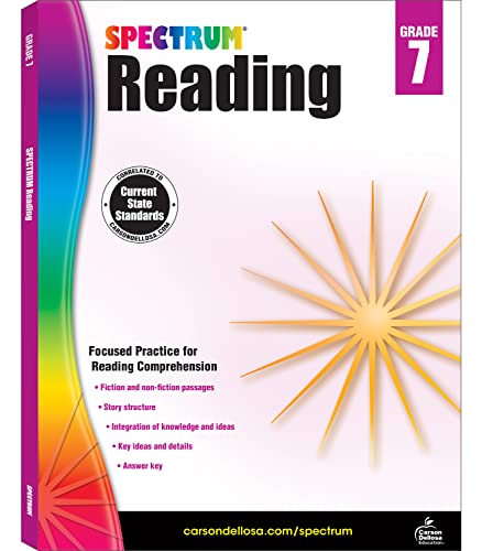 Beispielbild fr Spectrum Reading G.7 Workbook, Grade 7 zum Verkauf von Blackwell's