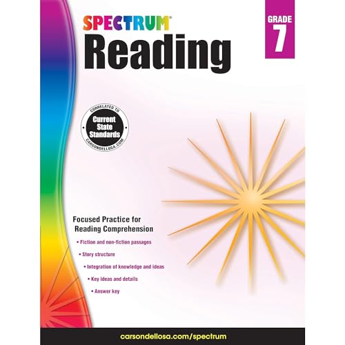 Stock image for Spectrum | Reading Workbook | 7th Grade, 160pgs for sale by SecondSale