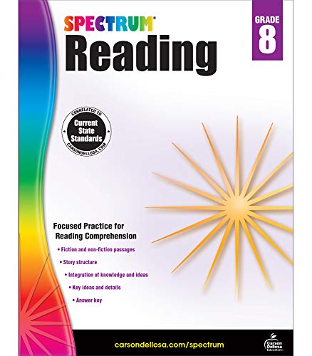 Beispielbild fr Spectrum Reading Workbook, Grade 8 zum Verkauf von Blackwell's