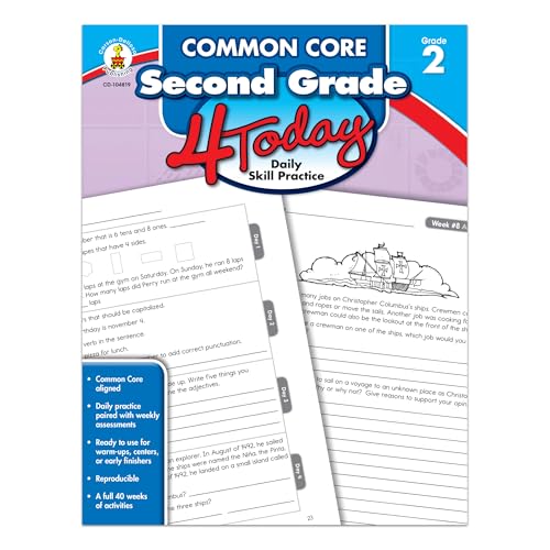 Stock image for Common Core Second Grade 4 Today (Common Core 4 Today) for sale by Gulf Coast Books